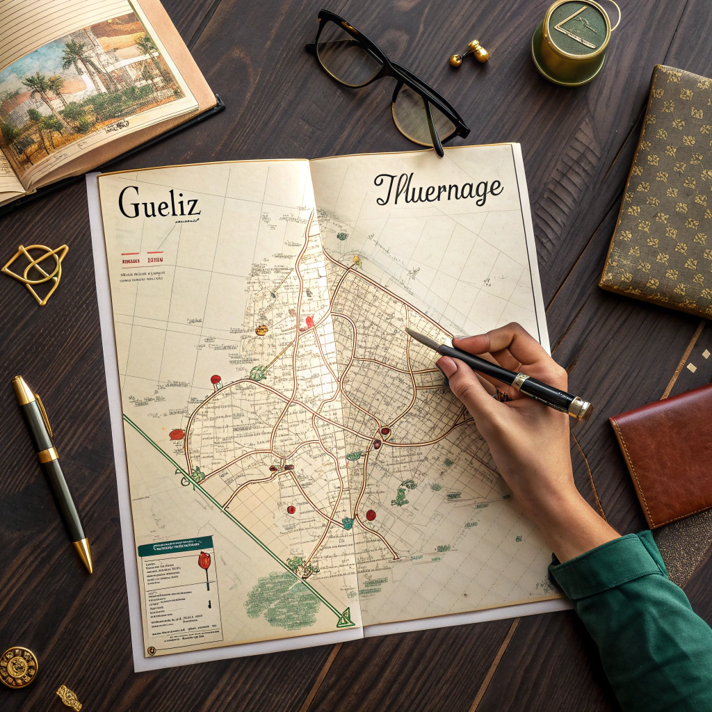 Marrakech neighborhood map